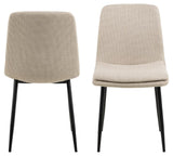 Eetkamerstoel Alesund - Set van 4 - Beige - Eetkamerstoelen - Rebellenclub