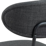 Eetkamerstoel Forshaga - Set van 2 - Donker grijs - Eetkamerstoelen - Rebellenclub