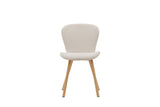 Eetkamerstoel Nesna - Set van 2 - Beige - Eetkamerstoelen - Rebellenclub