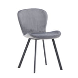 Eetkamerstoel Nesna - Set van 2 - Grijs - Eetkamerstoelen - Rebellenclub