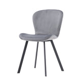 Eetkamerstoel Nesna - Set van 2 - Grijs - Eetkamerstoelen - Rebellenclub