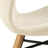 Eetkamerstoel Pescara - Set van 2 - Creme Bouclé - Eetkamerstoelen - Rebellenclub