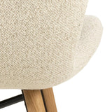 Eetkamerstoel Pescara - Set van 2 - Creme Bouclé - Eetkamerstoelen - Rebellenclub