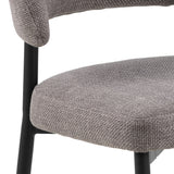 Eldor Eetkamerstoel - Set van 2 - Licht Grijs Bruin - Eetkamerstoelen - Rebellenclub