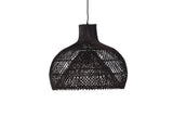 Glen Hanglamp - ø45 cm - Zwart Rattan - Hanglampen - Rebellenclub