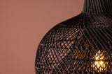 Glen Hanglamp - ø45 cm - Zwart Rattan - Hanglampen - Rebellenclub