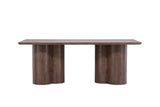 Grenaa Eetkamertafel - 210 x 100 cm - Donkerbruin - Eetkamertafels - Rebellenclub