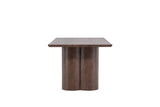 Grenaa Eetkamertafel - 210 x 100 cm - Donkerbruin - Eetkamertafels - Rebellenclub