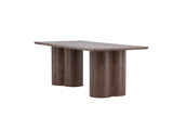 Grenaa Eetkamertafel - 210 x 100 cm - Donkerbruin - Eetkamertafels - Rebellenclub