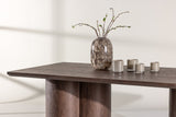 Grenaa Eetkamertafel - 210 x 100 cm - Donkerbruin - Eetkamertafels - Rebellenclub