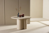 Grenaa Salontafel - ø80cm - Beige - Salontafels - Rebellenclub