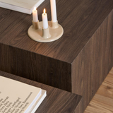 Gubbio Salontafel - 58 x 58 cm - Bruin - Set Van 2 - Salontafels - Rebellenclub