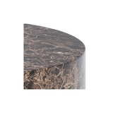 Gubbio Salontafel - 58 x 58 cm - Bruin Marmer Look - Set van 2 - Salontafels - Rebellenclub