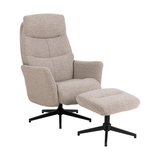 Gunto Fauteuil met voetsteun - Beige - Fauteuils - Rebellenclub