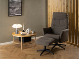 Gunto Fauteuil met voetsteun - Taupe - Fauteuils - Rebellenclub