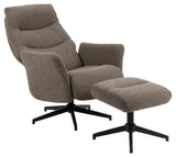 Gunto Fauteuil met voetsteun - Taupe - Fauteuils - Rebellenclub