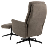 Gunto Fauteuil met voetsteun - Taupe - Fauteuils - Rebellenclub