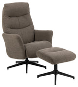 Gunto Fauteuil met voetsteun - Taupe - Fauteuils - Rebellenclub