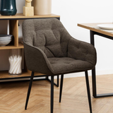 Harstad Eetkamerstoel - Set Van 2 - Taupe - Eetkamerstoelen - Rebellenclub