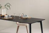 Hawes Eetkamertafel - 230 x 85 cm - Zwart - Eetkamertafels - Rebellenclub