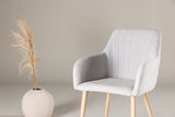 Hestra Eetkamerstoel - Lichtgrijs - Eetkamerstoelen - Rebellenclub