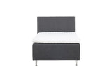 Inuvik Eenpersoonsbed - 200 x 120 cm - Donkergrijs - Bedden - Rebellenclub