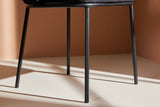 Ika Eetkamerstoel - Set van 2 - Zwart - Eetkamerstoelen - Rebellenclub