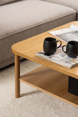 Jango Salontafel - 90 x 90cm - Eiken - Salontafels - Rebellenclub