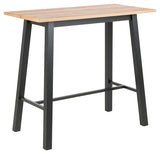 Jela Bartafel - 117 x 58cm - Eiken met Mat Zwart Frame - Bartafels - Rebellenclub