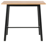 Jela Bartafel - 117 x 58cm - Eiken met Mat Zwart Frame - Bartafels - Rebellenclub
