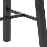 Jela Bartafel - 117 x 58cm - Eiken met Mat Zwart Frame - Bartafels - Rebellenclub
