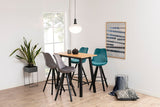 Jela Bartafel - 117 x 58cm - Eiken met Mat Zwart Frame - Bartafels - Rebellenclub