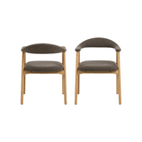 Joren Eetkamerstoel - Set Van 2 - Taupe - Eetkamerstoelen - Rebellenclub