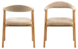Joren Eetkamerstoel - Set van 2 - Beige - Eetkamerstoelen - Rebellenclub