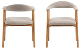 Joren Eetkamerstoel - Set van 2 - Beige Bouclé - Eetkamerstoelen - Rebellenclub
