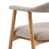 Joren Eetkamerstoel - Set van 2 - Beige Bouclé - Eetkamerstoelen - Rebellenclub