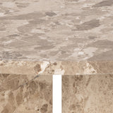 Jukaa Salontafel - ø90 cm - Beige Marmer - Salontafels - Rebellenclub