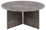 Jukaa Salontafel - ø90 cm - Bruin Marmer - Salontafels - Rebellenclub
