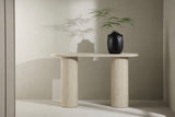 Junon Sidetable - Travertin - - Rebellenclub