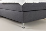 Kadina Eenpersoonsbed - 200 x 120 cm - Donkergrijs - Bedden - Rebellenclub