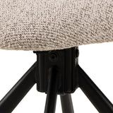 Koro Eetkamerstoel - Set van 2 - Beige Bouclé - Eetkamerstoelen - Rebellenclub