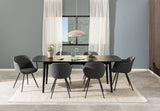 Kristiansand Eetkamertafel - 180 x 90 cm - Zwart - Eetkamertafels - Rebellenclub