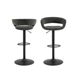 Lara Barkruk - Set Van 2 - Donker Grijs - Barkrukken - Rebellenclub