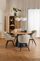 Leeds Eetkamertafel - ø120 cm - Eiken - Eetkamertafels - Rebellenclub