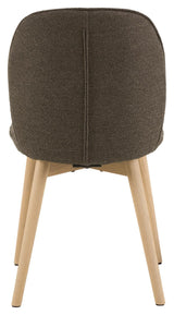 Leitra Eetkamerstoel - Set Van 2 - Taupe - Eetkamerstoelen - Rebellenclub