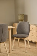 Leitra Eetkamerstoel - Set Van 2 - Taupe - Eetkamerstoelen - Rebellenclub