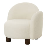 Lillo Fauteuil - Wit Bouclé - Rechts - Fauteuils - Rebellenclub