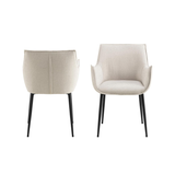Lismore Eetkamerstoel - Set Van 2 - Beige - Eetkamerstoelen - Rebellenclub