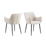 Lismore Eetkamerstoel - Set Van 2 - Beige - Eetkamerstoelen - Rebellenclub
