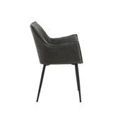 Lismore Eetkamerstoel - Set Van 2 - Donkergrijs - Eetkamerstoelen - Rebellenclub